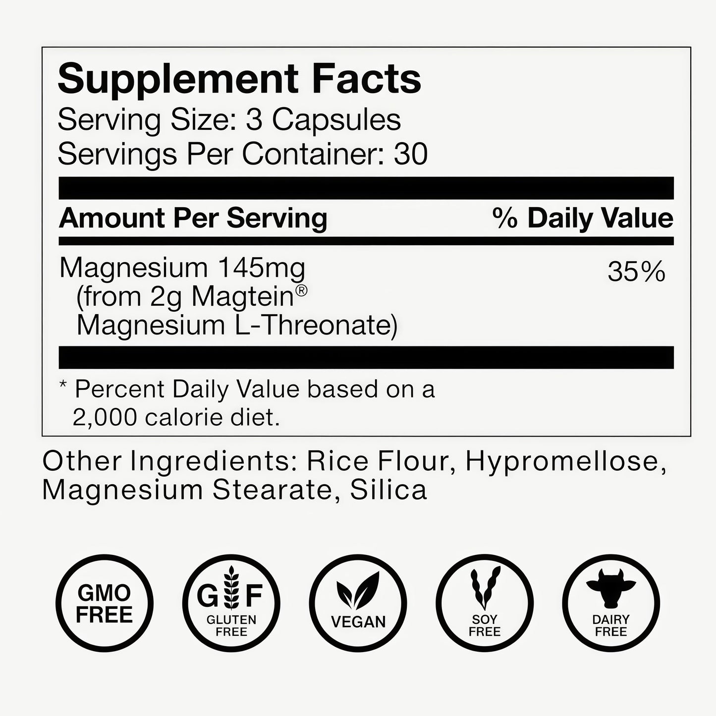 Momentous Magtein Magnesium L-Threonate - Brain & Rest Support Supplement - Boosts Cognitive Function & Sleep Quality - NSF Certified for Sport
