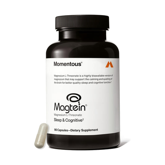 Momentous Magtein Magnesium L-Threonate - Brain & Rest Support Supplement - Boosts Cognitive Function & Sleep Quality - NSF Certified for Sport