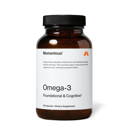Omega-3 Fish Oil - High-Potency EPA & DHA Supplement for Men & Women - Supports Heart, Joint, & Brain Health - NSF Certified for Sport - Non-GMO - Gluten-Free - 1,600 mg - 30 Servings